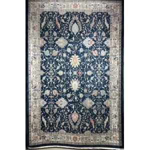 سجاد تركي مود H689CC سماوي مقاس 100*300
