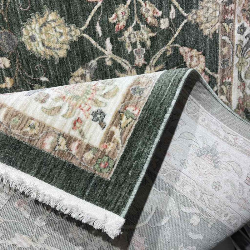 Turkish Rug Model H689CC green Size 80*150
