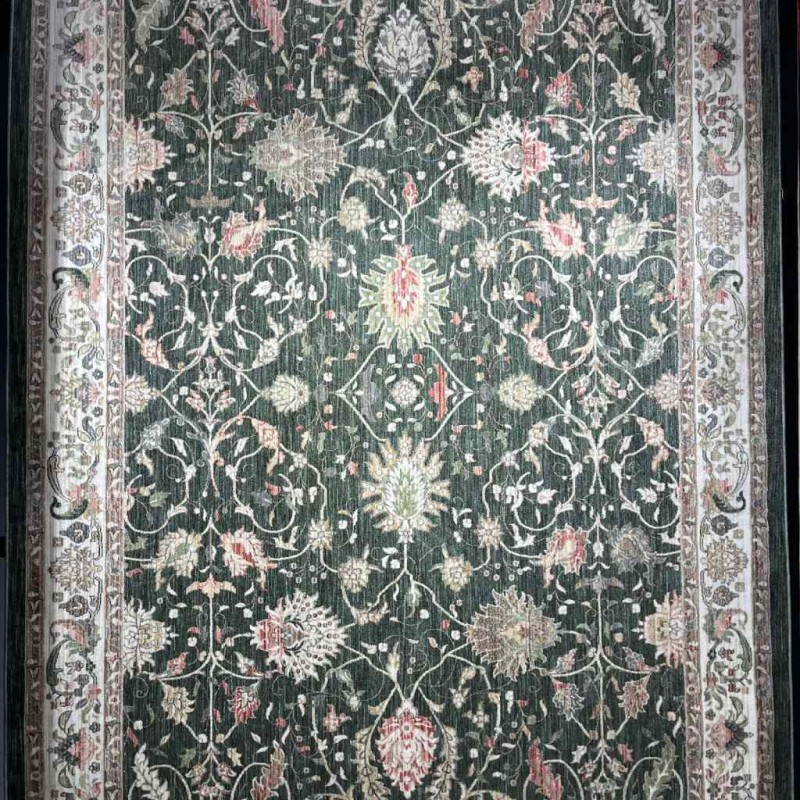 Turkish Rug Model H689CC green Size 80*150