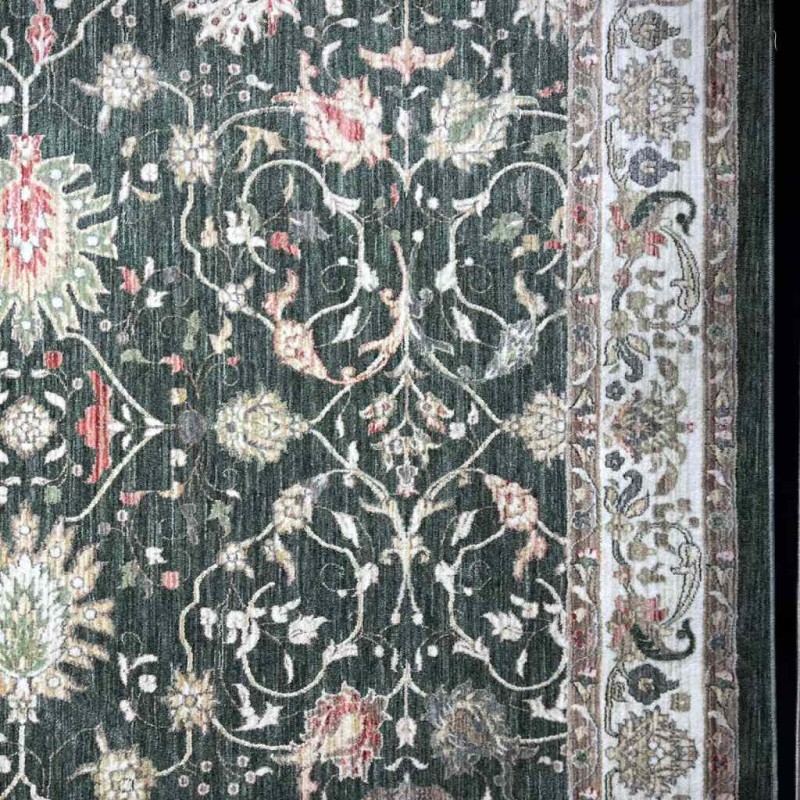Turkish Rug Model H689CC green Size 80*150
