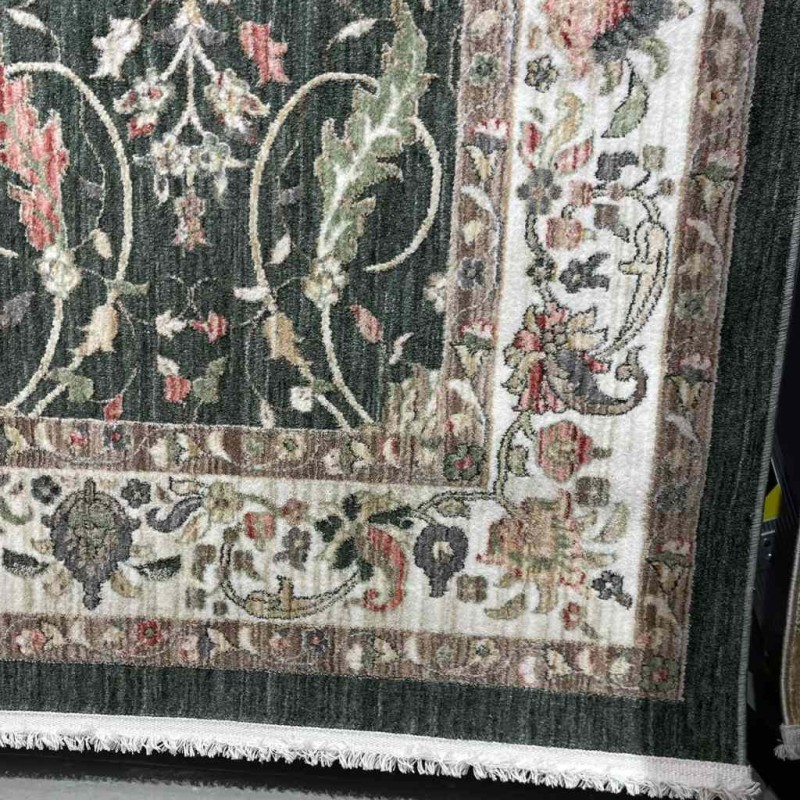 Turkish Rug Model H689CC green Size 80*150