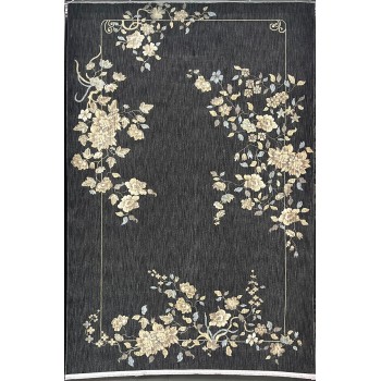 سجاد بوهيمي تركي مود J555AE انتراسيت مقاس 150*220