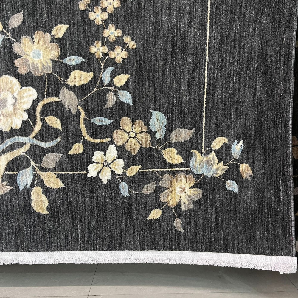 سجاد بوهيمي تركي مود J555AE انتراسيت مقاس 50*80