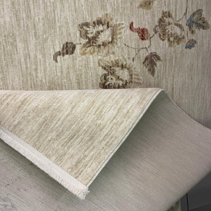 سجاد بوهيمي تركي مود J555AE بيج مقاس 150*220