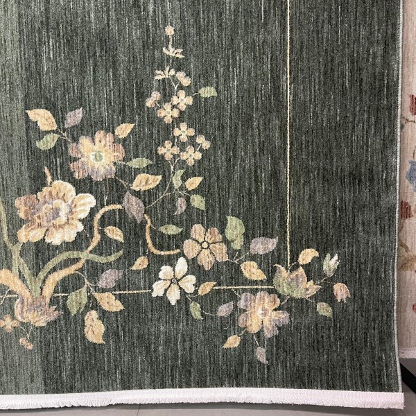 Turkish Bohemian Mood Rug J555AE green Size 400*500