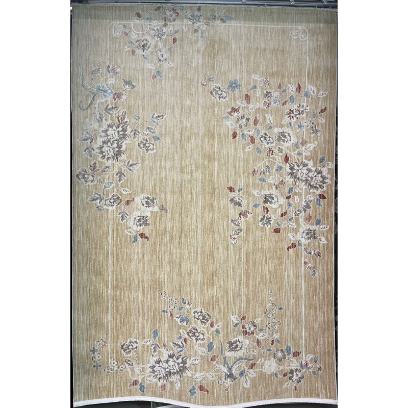 سجاد بوهيمي تركي مود J555AE رملي مقاس 150*220