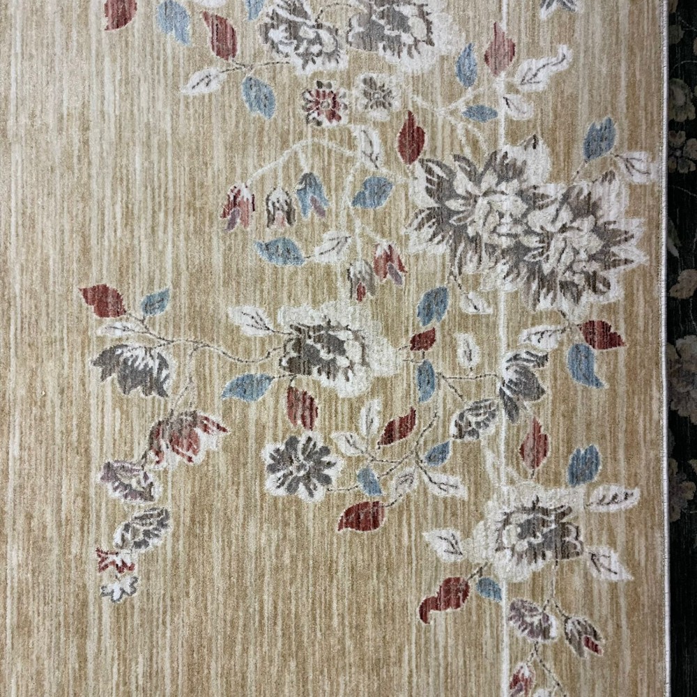 سجاد بوهيمي تركي مود J555AE رملي مقاس 400*500