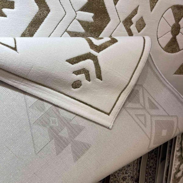 Modern olaya Turkish rugs R0409A GOLDEN Size 300*400