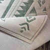 Modern olaya Turkish rugs R0409A GREEN Size 100*200