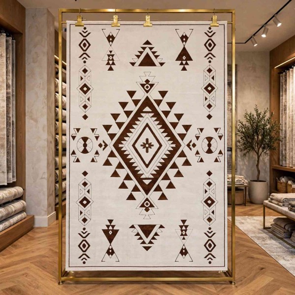 Modern olaya Turkish rugs R0409A TERRA Size 150*220