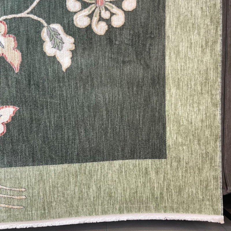 Mood Bohemian Turkish Carpet J593AC   GREEN Size 150*220