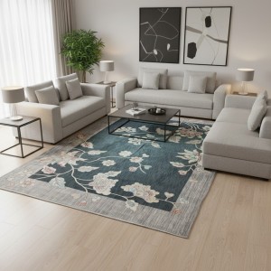Mood Bohemian Turkish Carpet J593AC Anthracite Gray Size 250*350