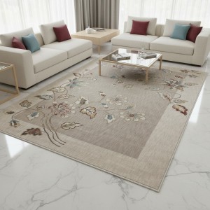 Mood Bohemian Turkish Carpet J593AC BEIGE CREAM Size 200*300