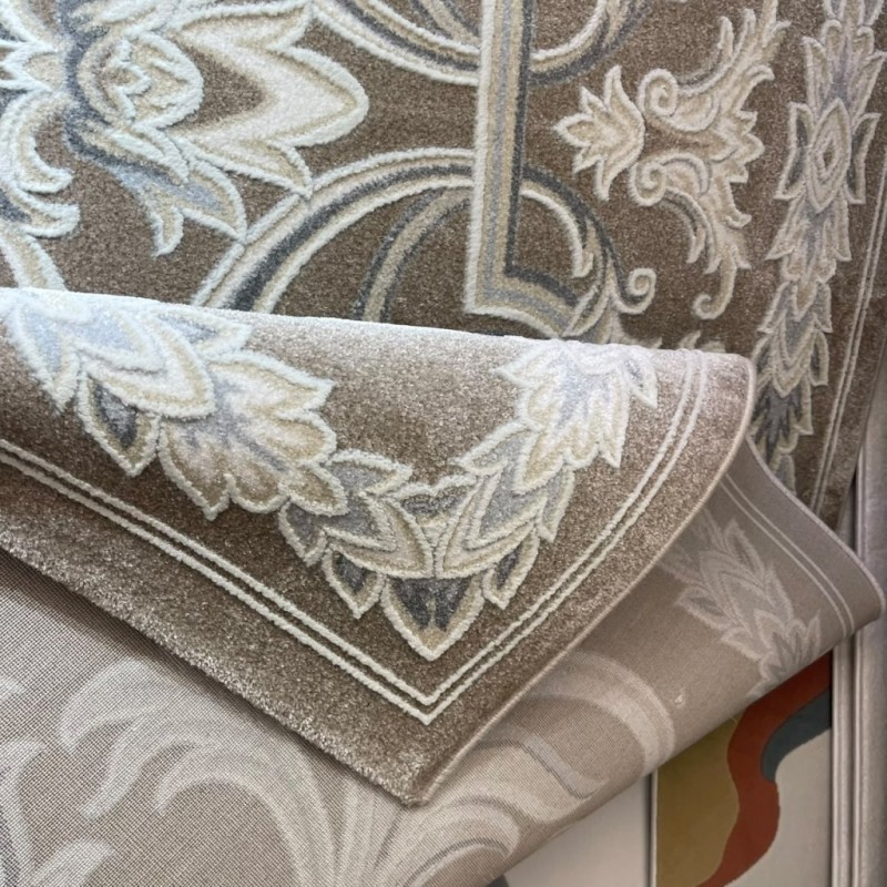Turkish OPAL Carpet 9661D brown Size 250*350 Turkish OPAL Carpet 9661D brown Size 250*350
