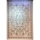Turkish OPAL Carpet 9661D WHITE BLUE Size 150*220