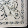 Turkish OPAL Carpet 9661D WHITE BLUE Size 100*200
