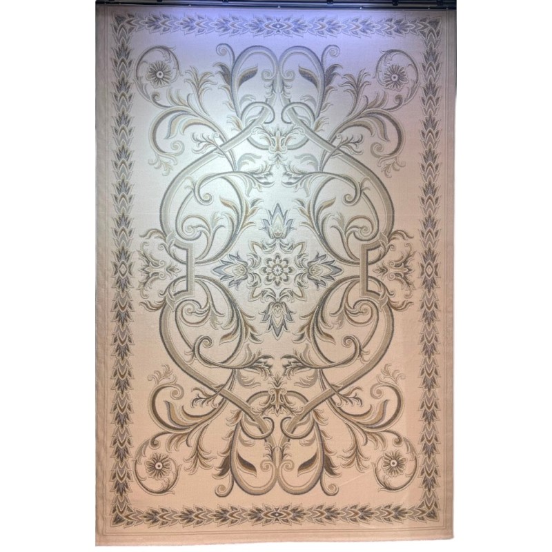 Turkish OPAL Carpet 9661D WHITE GREY Size 250*350