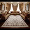 Turkish OPAL Carpet 9661D WHITE TERRA Size 100*200