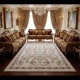Turkish OPAL Carpet 9661D WHITE TERRA Size 150*220