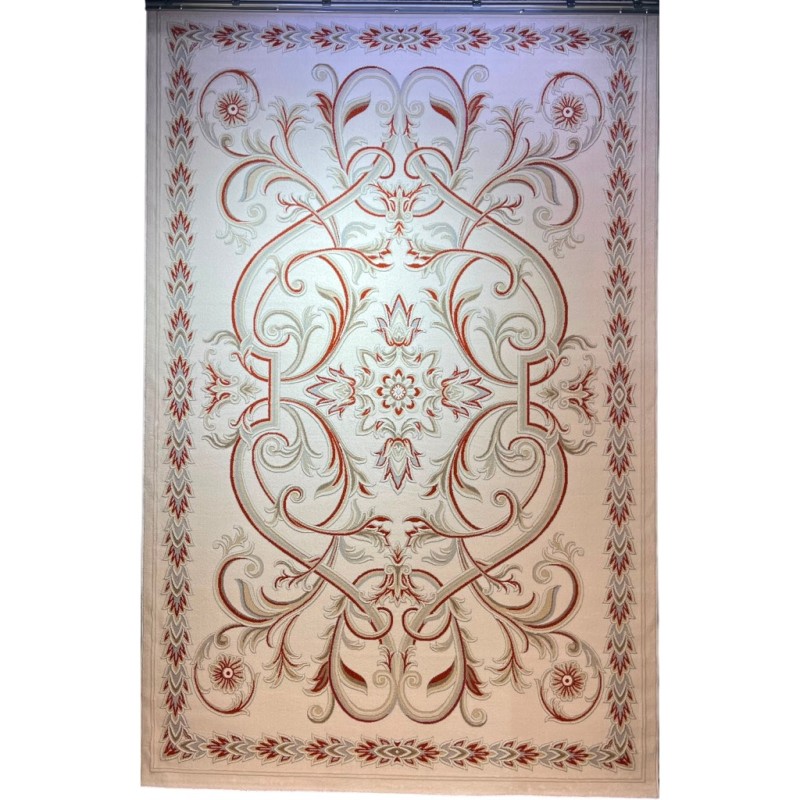 Turkish OPAL Carpet 9661D WHITE TERRA Size 150*220