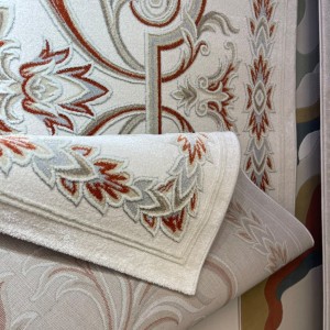 Turkish OPAL Carpet 9661D WHITE TERRA Size 150*220 Turkish OPAL Carpet 9661D WHITE TERRA Size 150*220