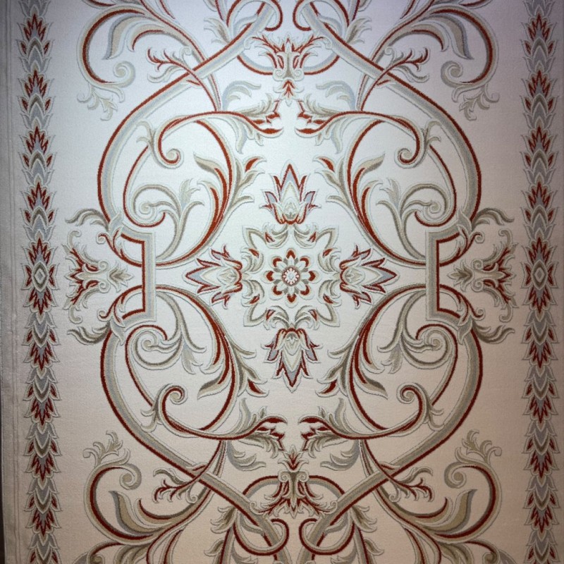 Turkish OPAL Carpet 9661D WHITE TERRA Size 150*220