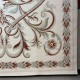 Turkish OPAL Carpet 9661D WHITE TERRA Size 150*220