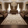 Turkish OPAL Carpet 9661D  WHITE BEIGE Size 150*220