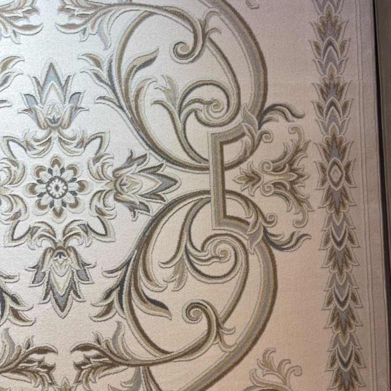 Turkish OPAL Carpet 9661D  WHITE BEIGE Size 250*350