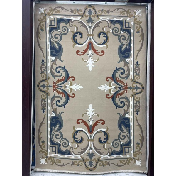 Turkish rug SEOUL French pattern FG7247 Dark Beige coken size 50*80
