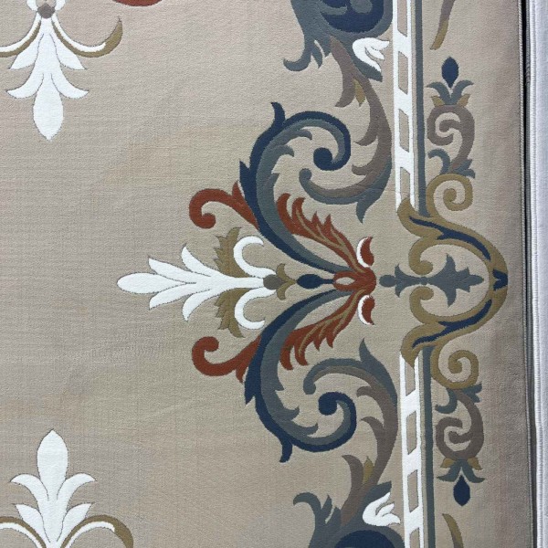Turkish rug SEOUL French pattern FG7247 Dark Beige coken size 50*80