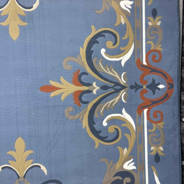 Turkish rug SEOUL French pattern FG7247 Light blue size 80*150