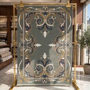 Turkish rug SEOUL French pattern FG7247 BLUE ÇOKEN size 200*300