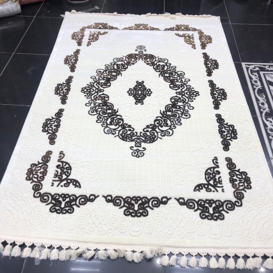 Florya turkish rugs 8655 cream and brown