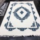 Florya Turkish carpets 8655 cream and cyan