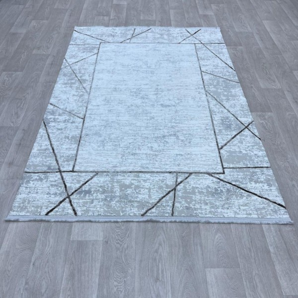 Turkish carpet Daria dark beige size 400*500