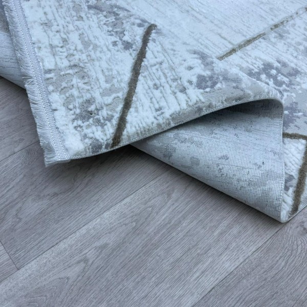 Turkish carpet Daria dark beige size 400*500