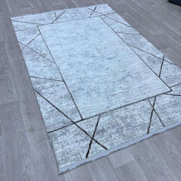 Turkish carpet Daria dark beige size 400*500