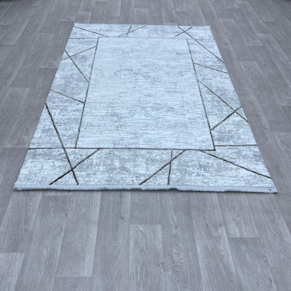 Turkish carpet Daria dark beige size 400*500