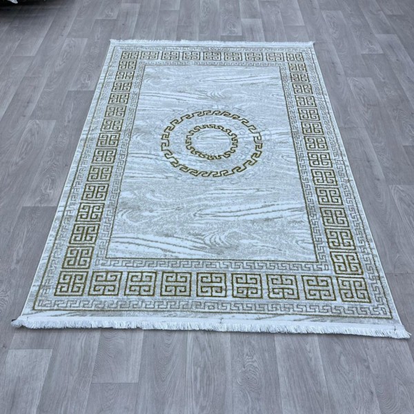 Turkish Aria carpet 3015A, cream, cream, size 50*80