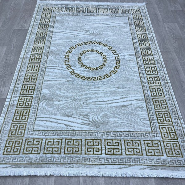 Turkish Aria carpet 3015A, cream, cream, size 50*80