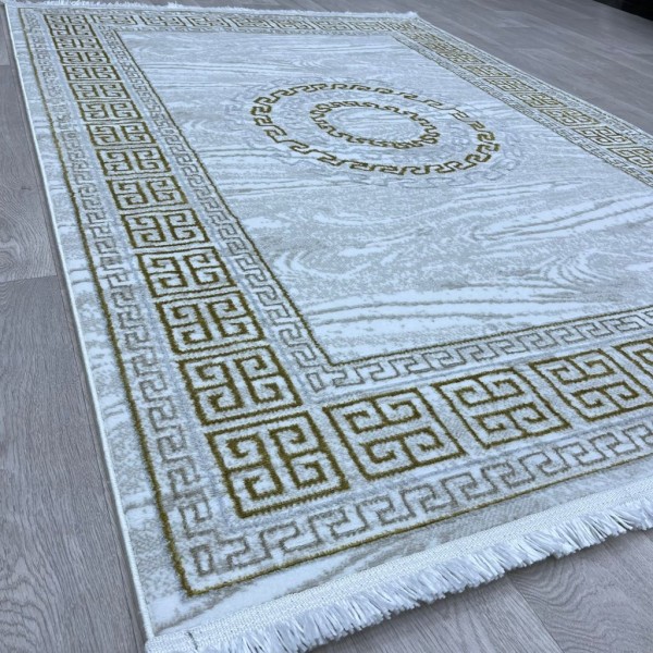 Turkish Aria carpet 3015A, cream, cream, size 50*80