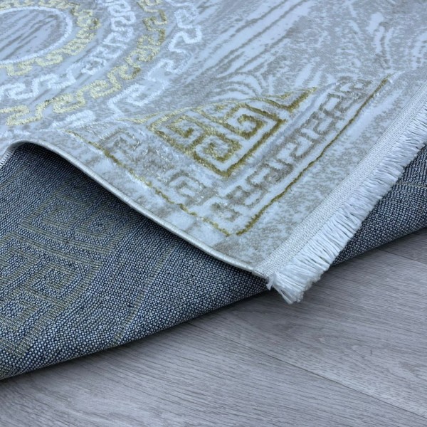 Turkish Aria carpet 3015A, cream, cream, size 50*80