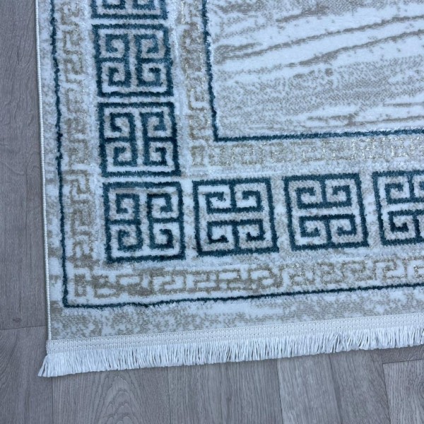 سجاد اريا تركي 3018A بيج ذهبي مقاس 300*400