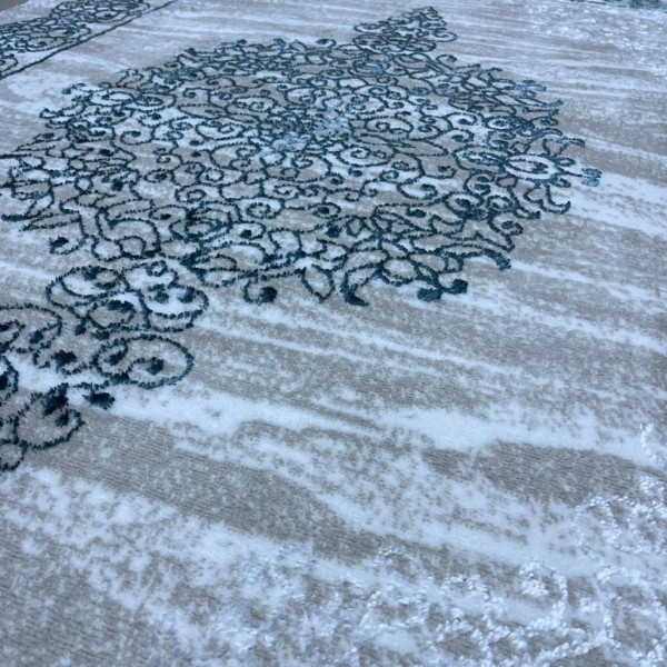 Turkish Aria carpet 3018A, gray, size 100*200