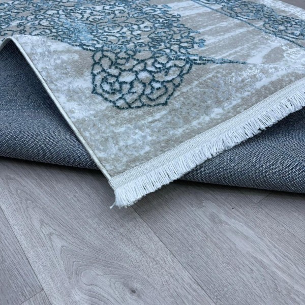 Turkish Aria carpet 3018A, gray, size 100*200