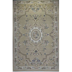 سجاد تركي فلــورانـسـيا 562 نقش فرنسي لون بيج غامق مقاس 50*80
