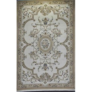 Turkish Florentine 562 rug French pattern Gray beige color size 100*300