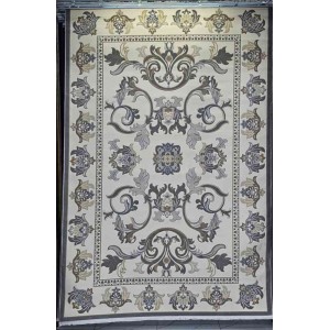 Turkish Florentine 634 rug French pattern Light grey color size 50*80
