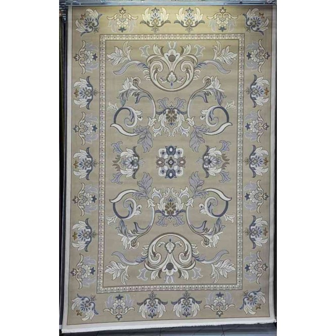 سجاد تركي فلــورانـسـيا 634 نقش فرنسي لون بيج غامق مقاس 300*400
